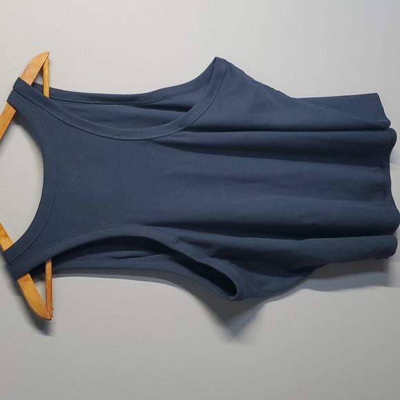 SO top women's size 3X blue high neck tank top - Picture 3 of 7